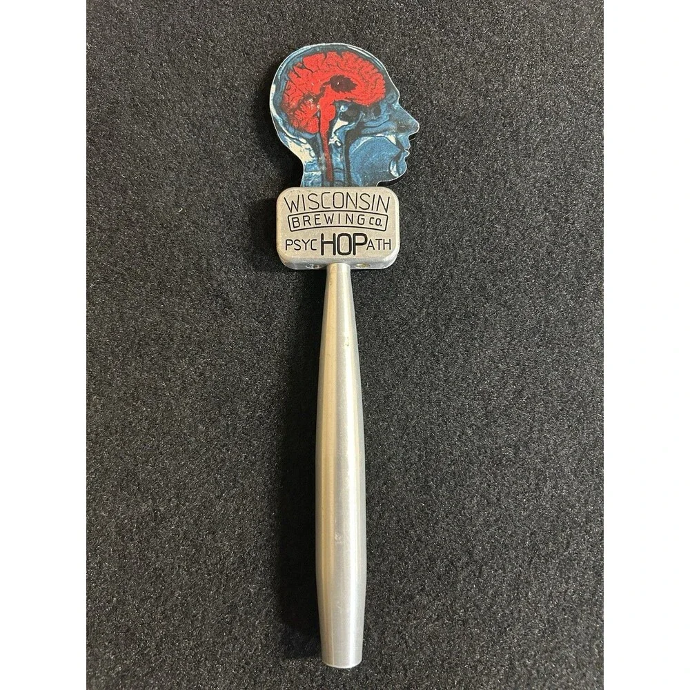 Wisconsin Brewing Co. PsycHOPath 013 Beer Tap Handle Rare HTF B-18